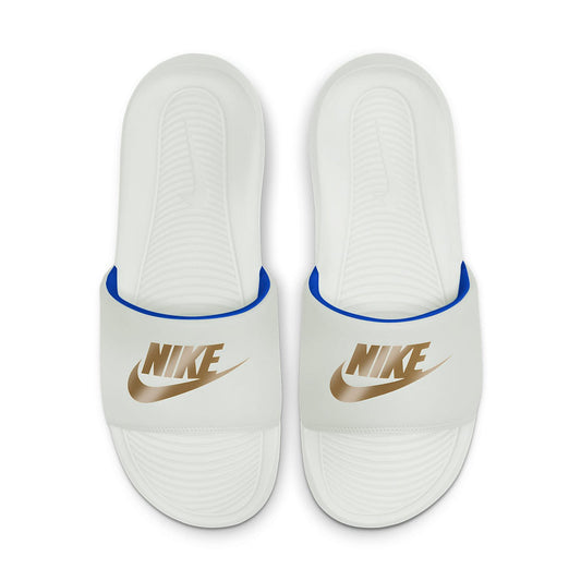 Nike Victori One Slide Summit White Metallic Gold