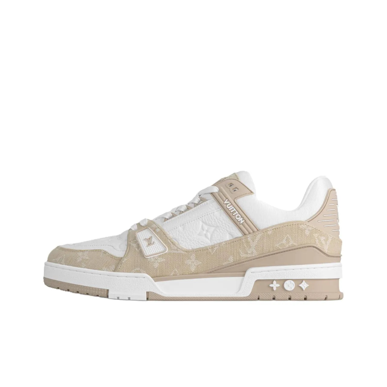 Louis Vuitton LV Monogram Beige Denim Sneaker
