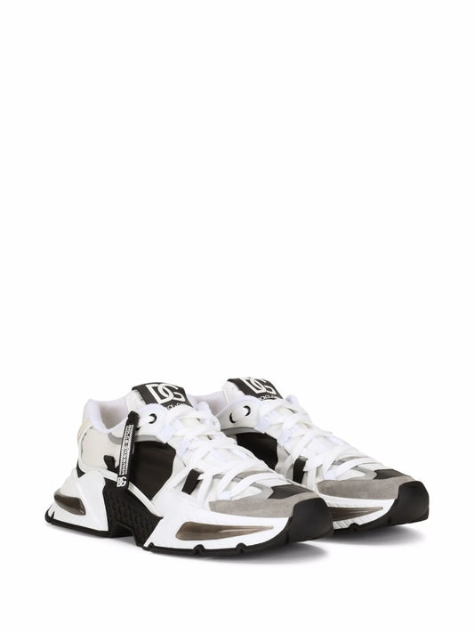 Dolce & Gabbana White Black Airmaster sneakers