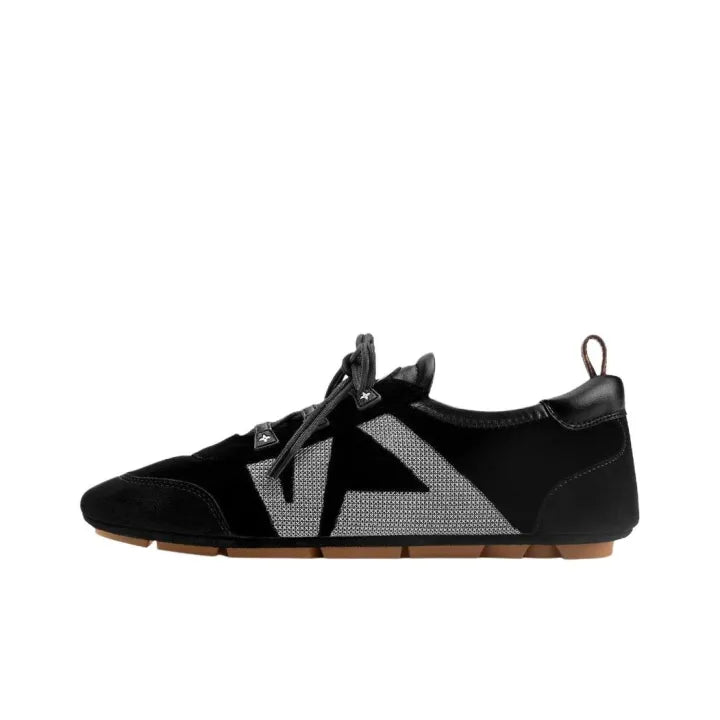 Louis Vuitton LV Sneakerina Soft Black Velvet with a Striking