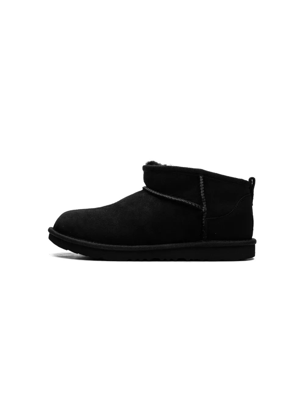 UGG Kids Classic Ultra Mini Boot Black Suede