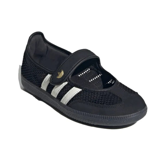 Adidas Originals Samba Jane Mary Jane Shoes Black Jade White