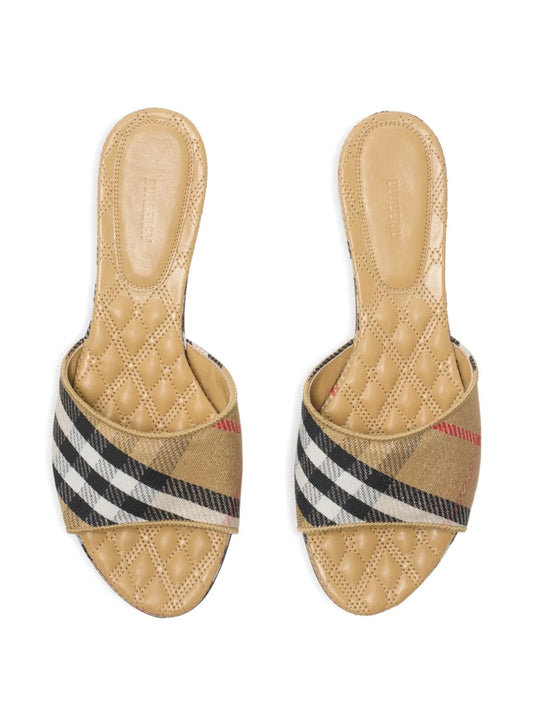 Burberry Sloane check-pattern sandals