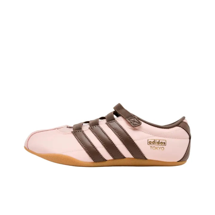 Adidas Tokyo Mary Jane Pink Brown ballet flats