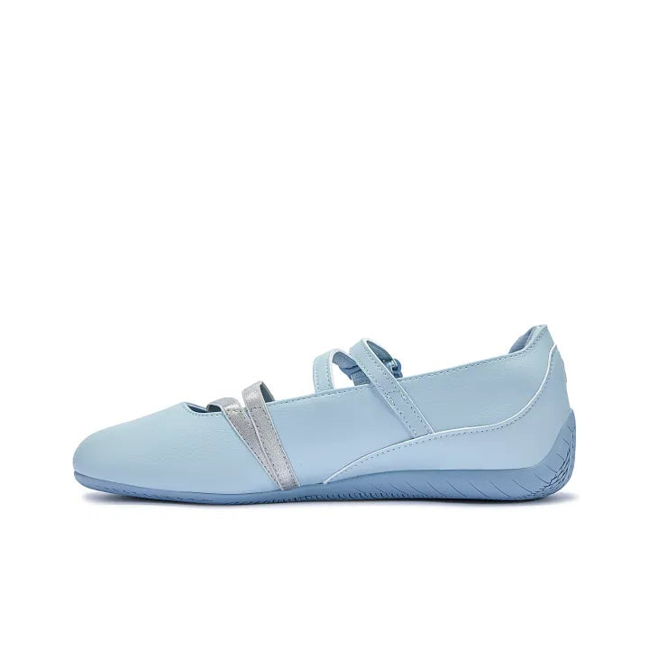 Puma Speedcat Ballet Light Blue and Silver Ballet Flats