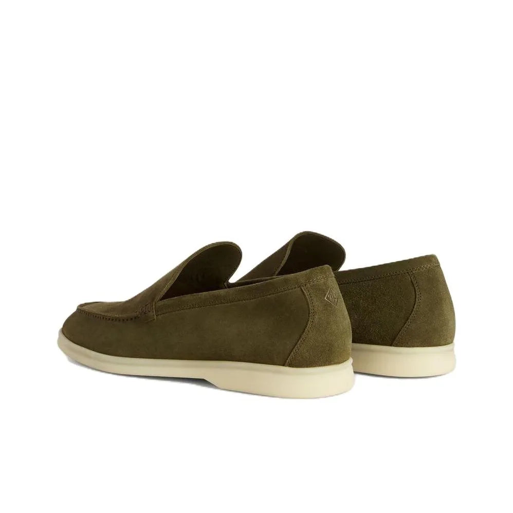 Loro Piana Summer Walk Loafer Verde Acqua Suede