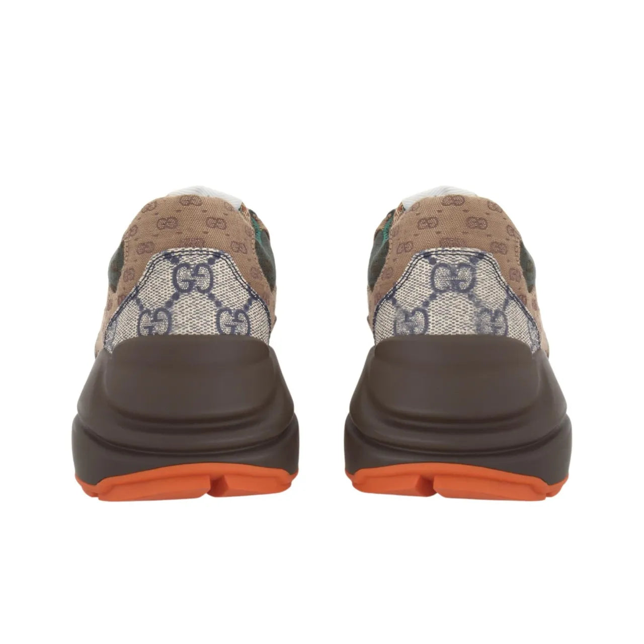 Gucci Rhyton Brown Red Sneakers