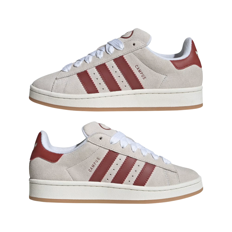 Adidas Campus 00s Crystal White Preloved Ruby Sneakers