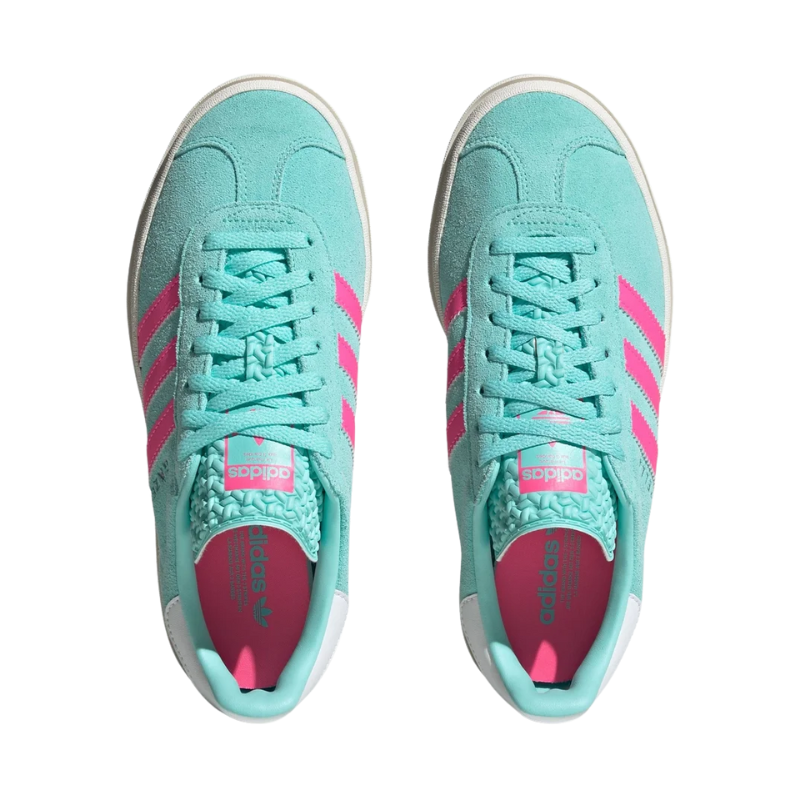 Adidas Gazelle Bold Flash Aqua Lucid Pink