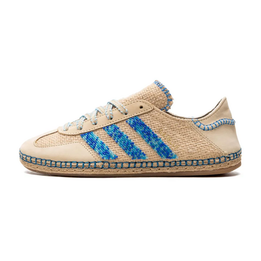 Adidas Gazelle Indoor Clot Linen Khaki Light Blue