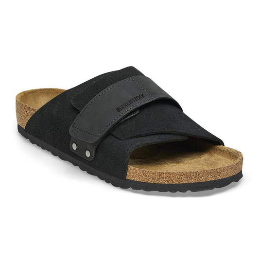 Birkenstock Kyoto Nubuck Leather Suede Black
