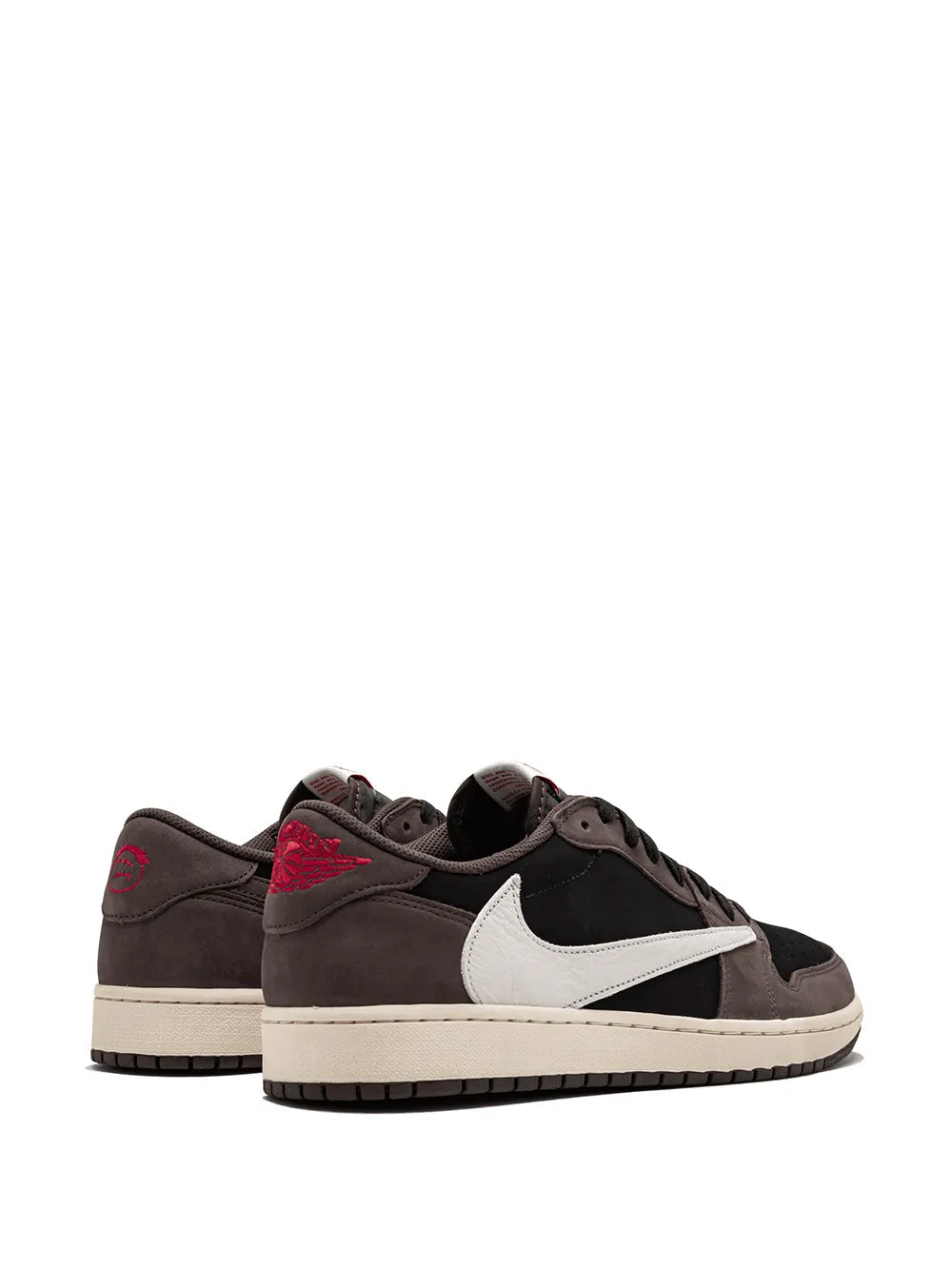 Jordan X Travis Scott Air Jordan 1 Low Black Brwon Tones Sneakers