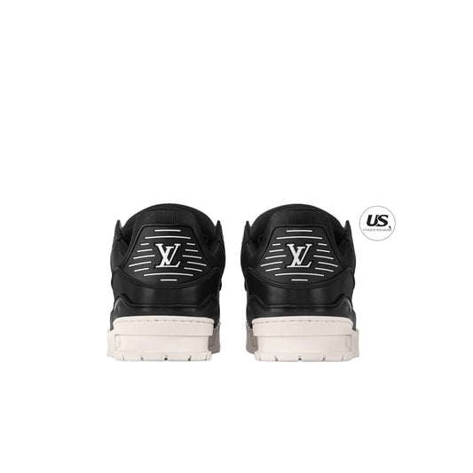Louis Vuitton LV Trainer Matte Calf Leather Black Sneaker