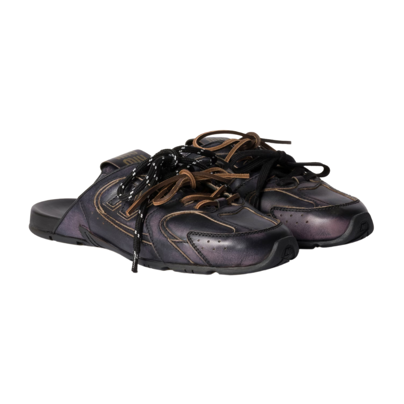 Miu Miu x New Balance 530 SL Black Mule