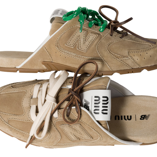 Miu Miu x New Balance 530 SL Ecru Mule