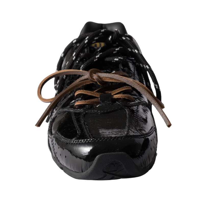 New Balance X Miu Miu 530 Black SL suede and mesh sneakers
