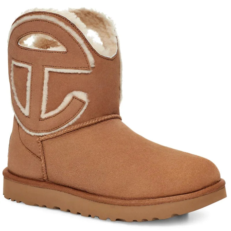 UGG x Telfar Logo Chestnut Mini Boot Kids