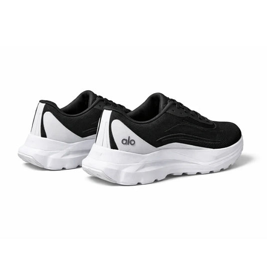ALO Runner Black White Sneakers