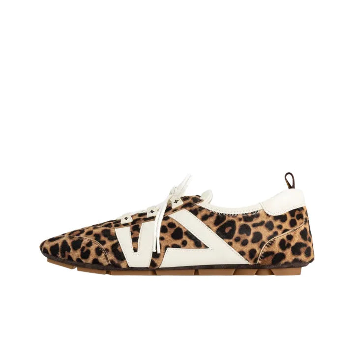 Louis Vuitton LV Sneakerina Leopard and White