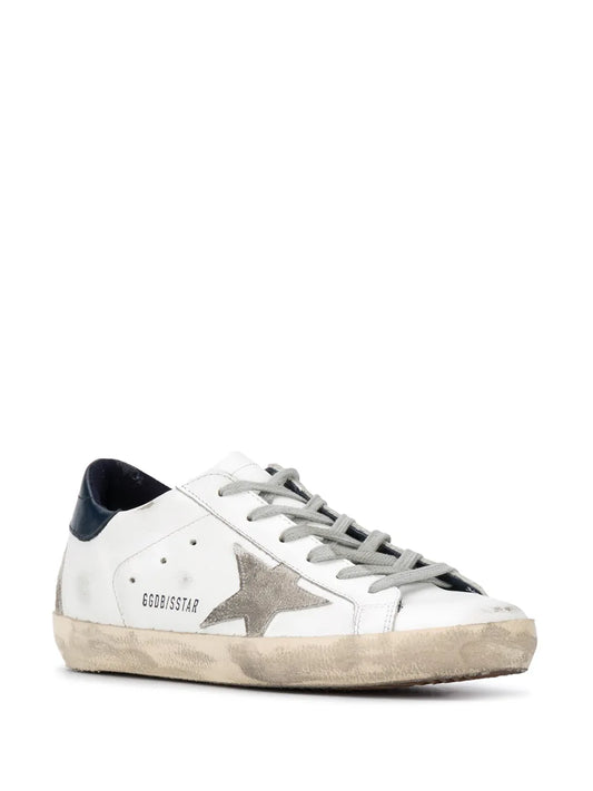 Golden Goose Super-Star Navy heel tab Sneakers