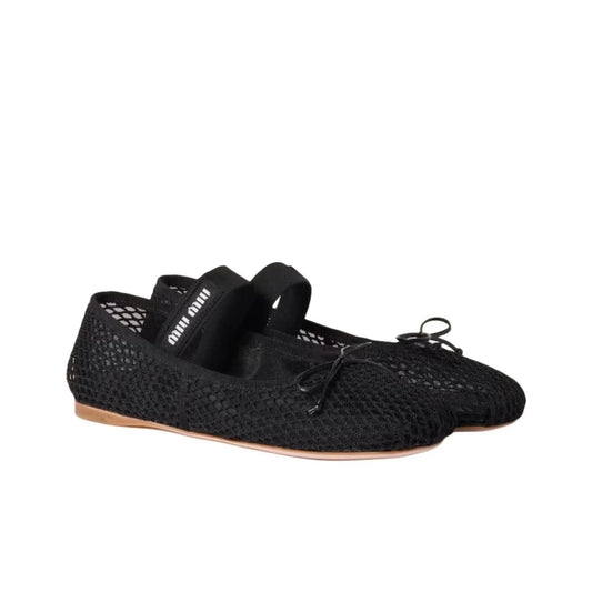 Miu Miu Slim Black Mary Jane Shoes