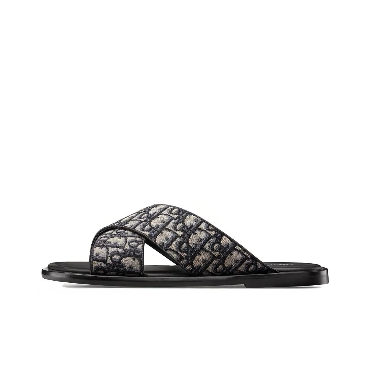 DIOR Alias in Beige and Black Slides