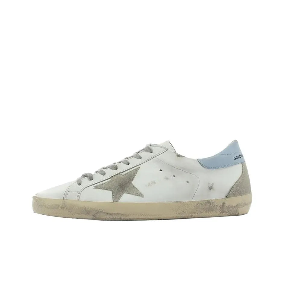 Golden Goose Super Star Nappa Star Blue tab heel Sneakers