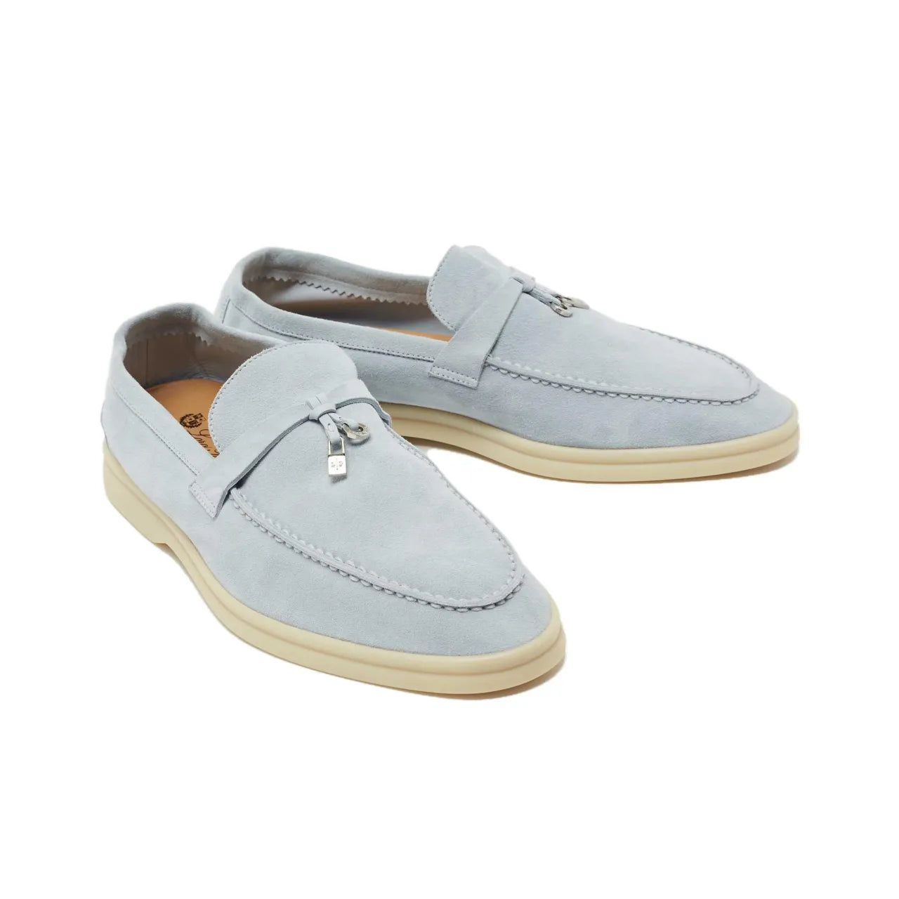 Loro Piana Summer Charms Walk Loafer Spring Waterfall Melange