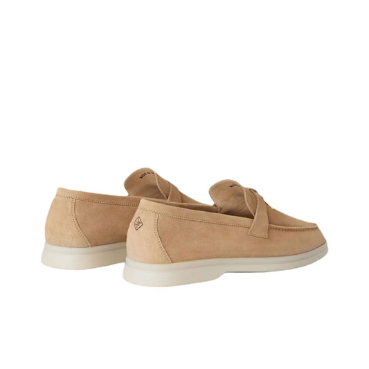 Loro Piana Summer Charms Walk Loafer Sandstone Suede