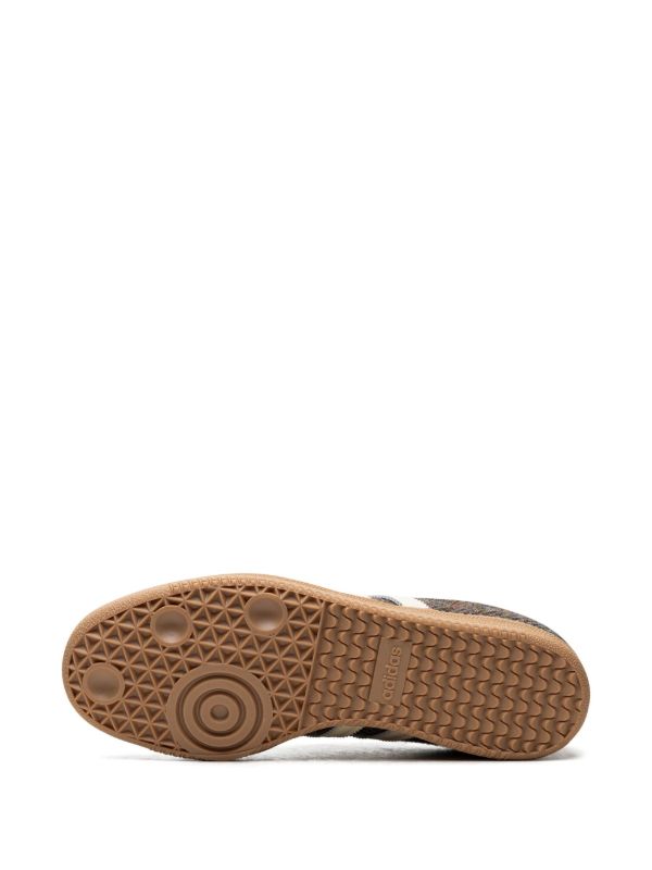 Adidas Samba OG Tweed Pack Dark Brown Cream White