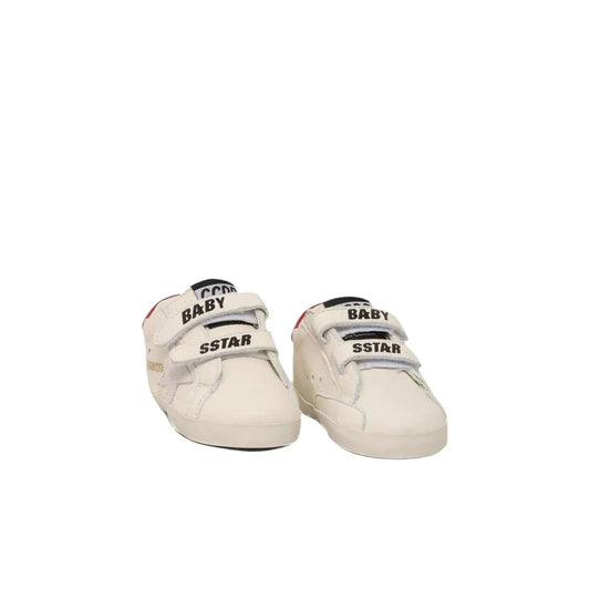 Golden Goose Baby School White Red Kids Sneakers