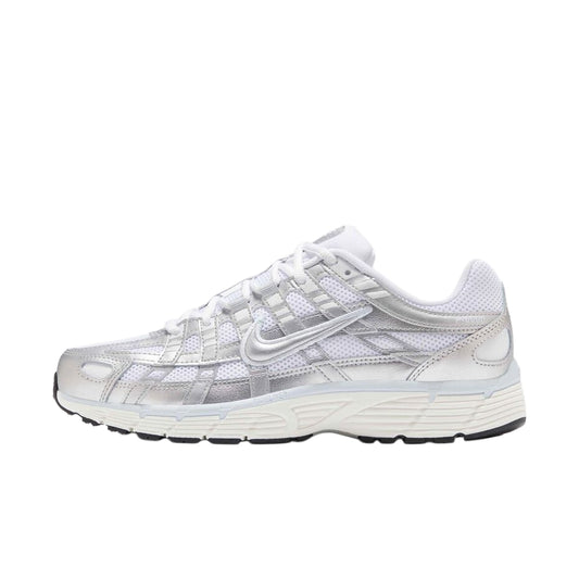 Nike P 6000 White Blue Tint Sail Metallic Silver