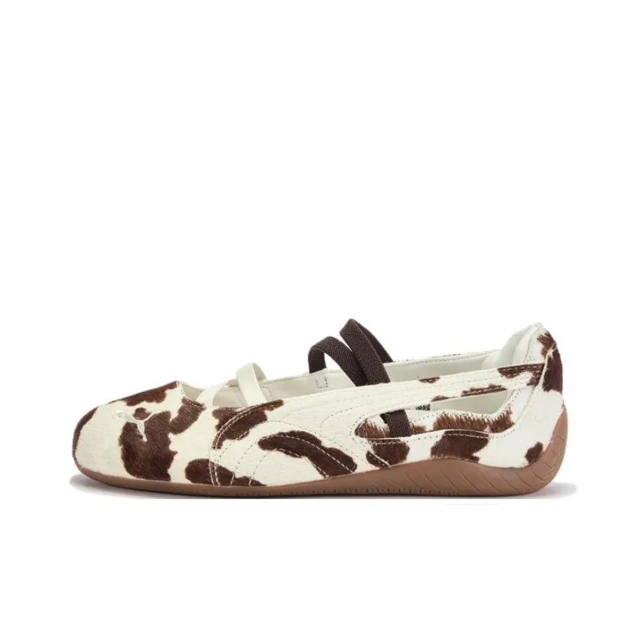 PUMA Speedcat Ballet Cow Print Sneakers
