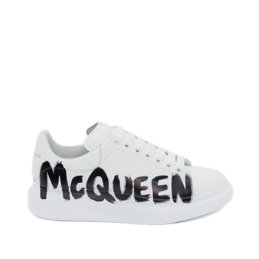 Alexander McQueen Oversized Graffiti White Black