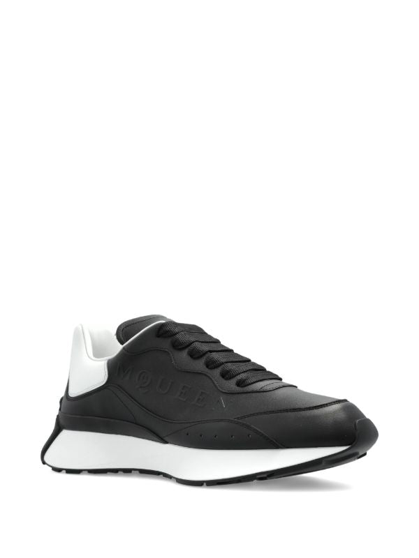 Alexander McQueen Sprint Runner in Black White