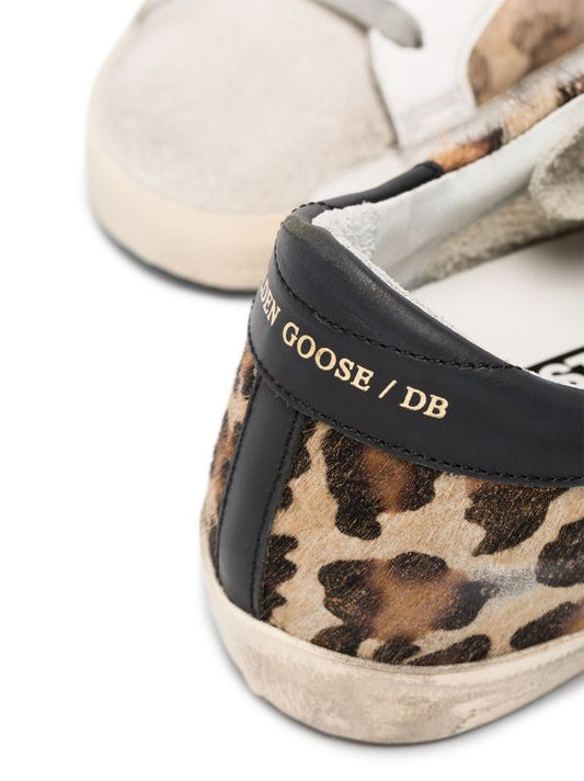 Golden Goose SuperStar in leopard print leather