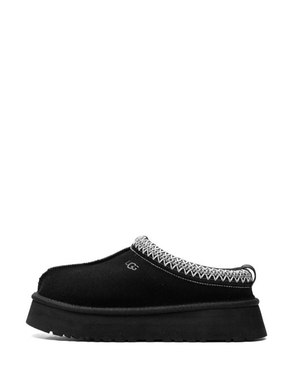 UGG Tazz Black Contrast Stitch Slippers