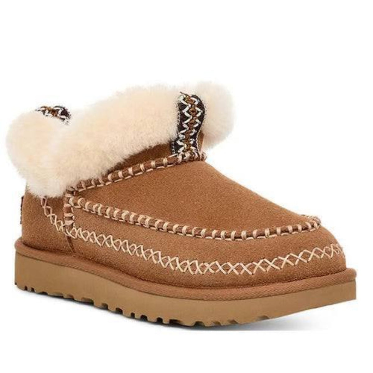 UGG Classic Ultra Mini Alpine Boot in the Chestnut