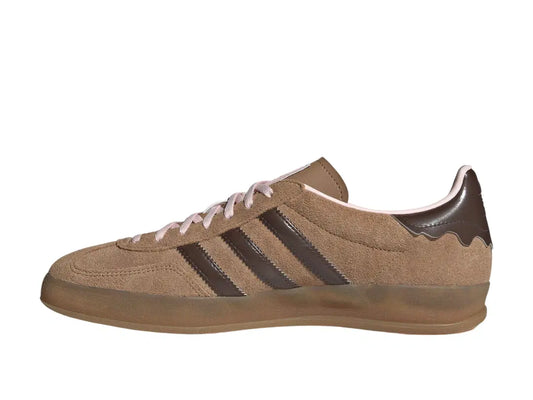 Adidas Gazelle Indoor in the Cardboard Brown Sandy Pink