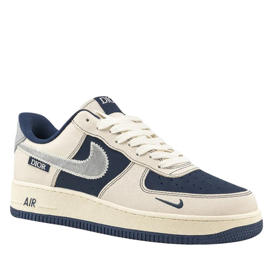 Nike Air Force 1 X Dior Beige Dark Blue