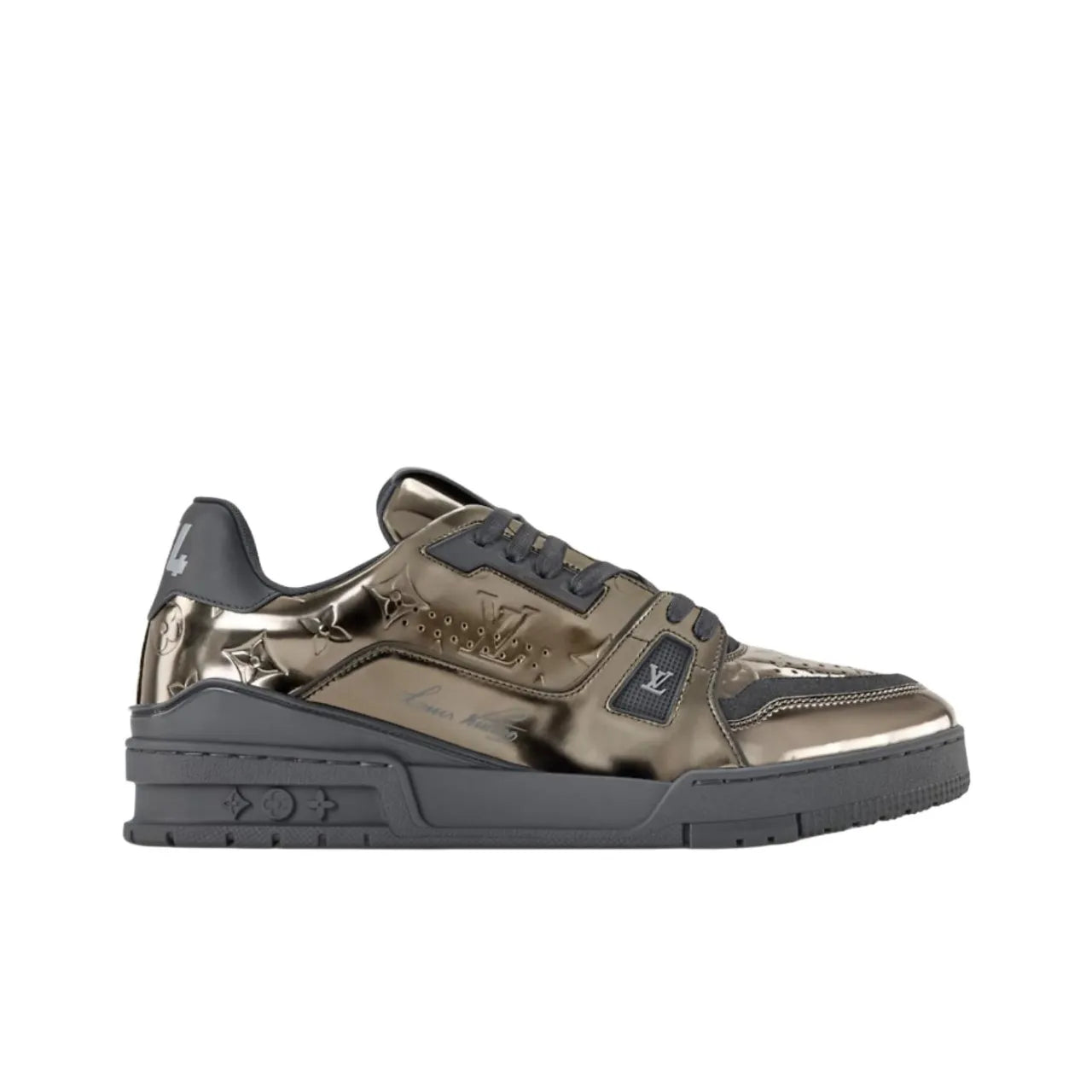 Louis Vuitton x LV Trainer #54 Signature Gold Black sneaker