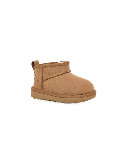 UGG Kids Classic Ultra Mini boot Chestnut Brown Suede