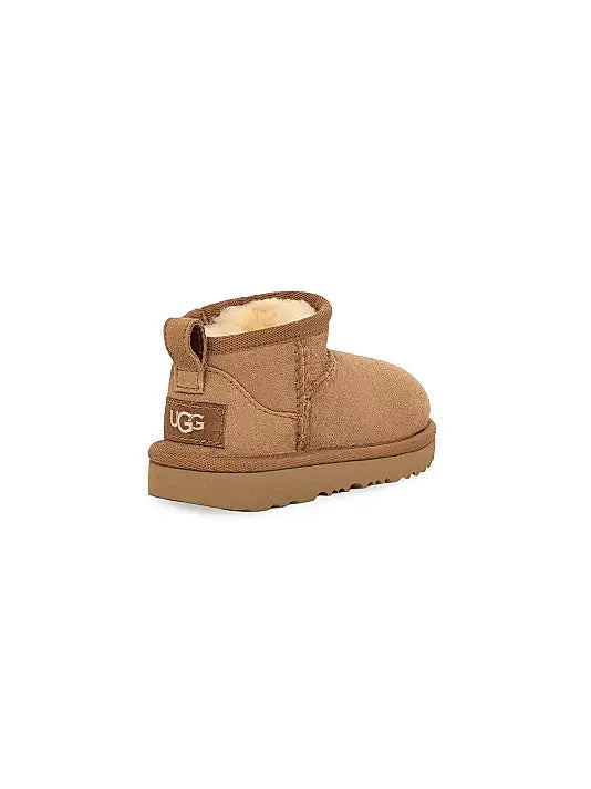 UGG Kids Classic Ultra Mini boot Chestnut Brown Suede