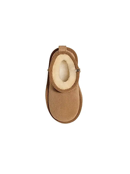 UGG Kids Classic Ultra Mini boot Chestnut Brown Suede