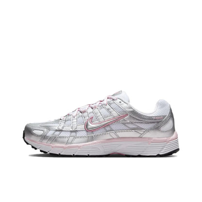 Nike P 6000 Abrasion Resistant White Silver Pink Sneakers