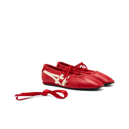 Onitsuka Tiger GYMNARINA Mary Jane Classic Red Cream White