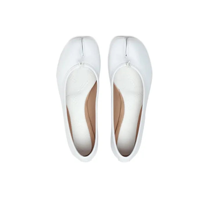 Maison Margiela Tabi White Ballerina Flats
