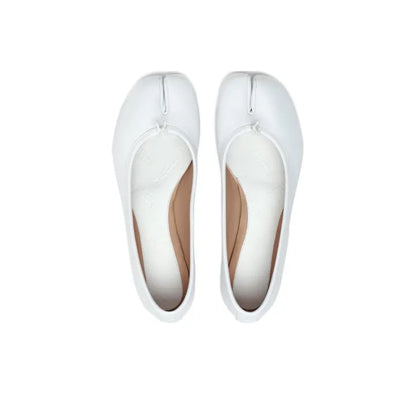 Maison Margiela Tabi White Ballerina Flats