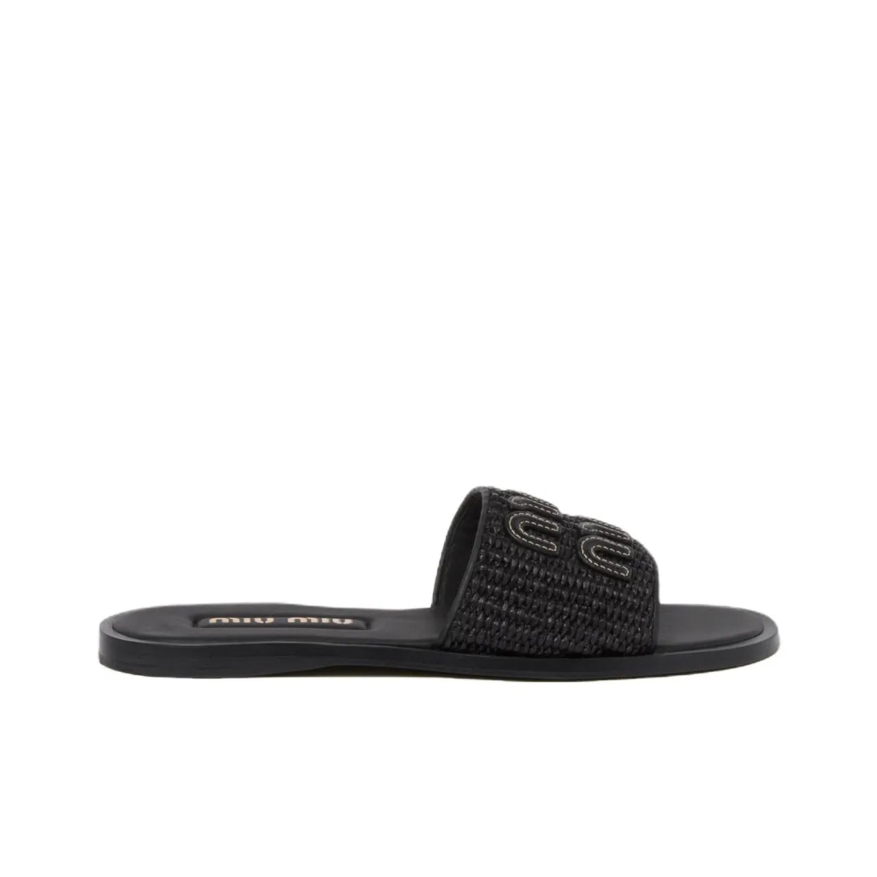 Miu Miu Black Flip-Flops_Unique Store