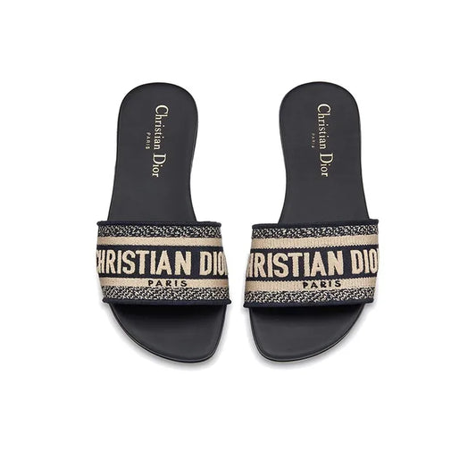 DIOR Dway Navy Blue Slides